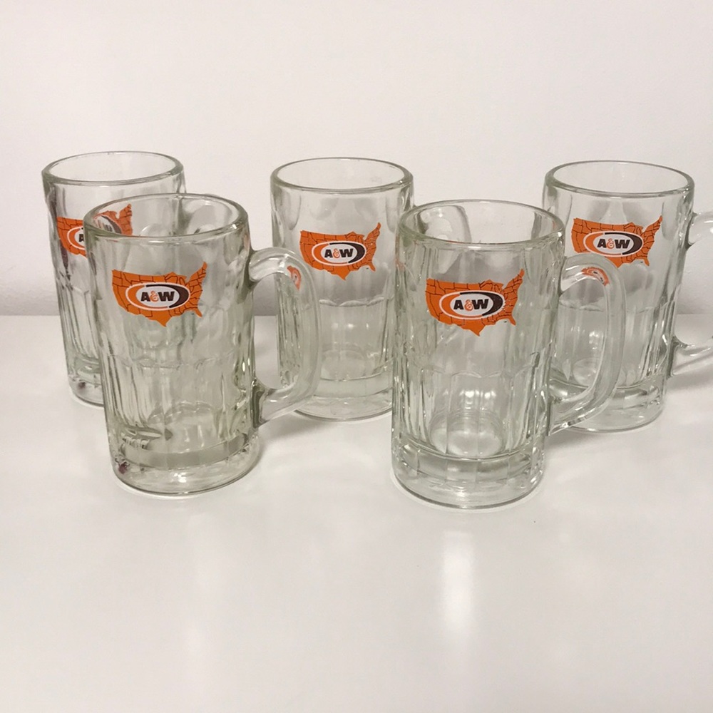Vintage A&W Root Beer Mugs - SOLD SEPARATELY